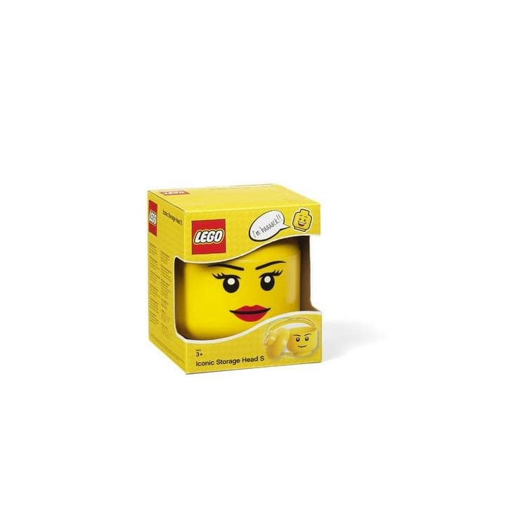 LEGO úložná hlava (mini) - dívka