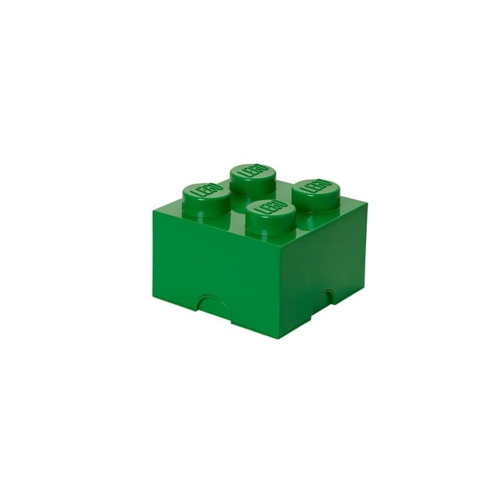 LEGO úložný box 4 - tmavě zelená