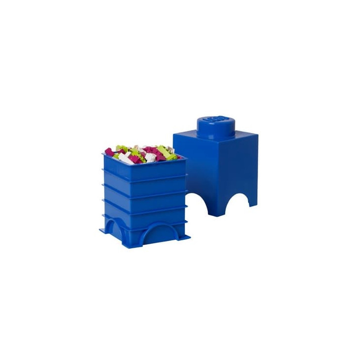 LEGO úložný box 1 - modrá