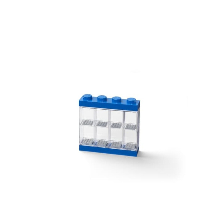 LEGO sběratelská skříňka na 8 minifigurek - modrá
