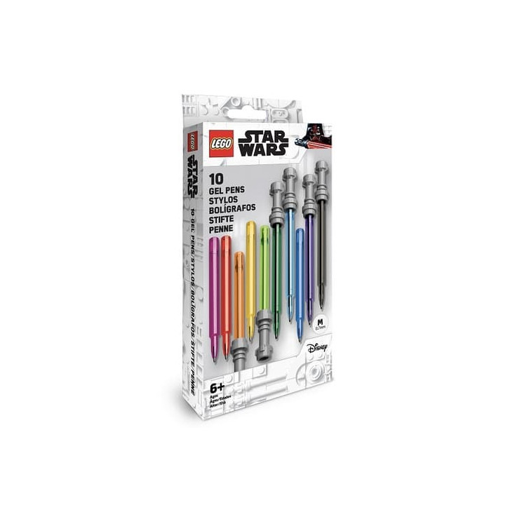 LEGO Star Wars Set Gelových per, světelný meč - 10 ks