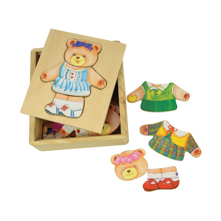 Bigjigs Toys Oblékací puzzle Paní medvědice