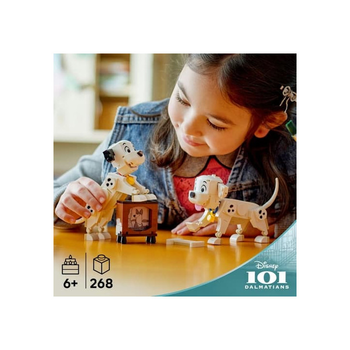 LEGO® Disney 43271 Štěňátka Štístko a Penny z filmu 101 dalmatinů