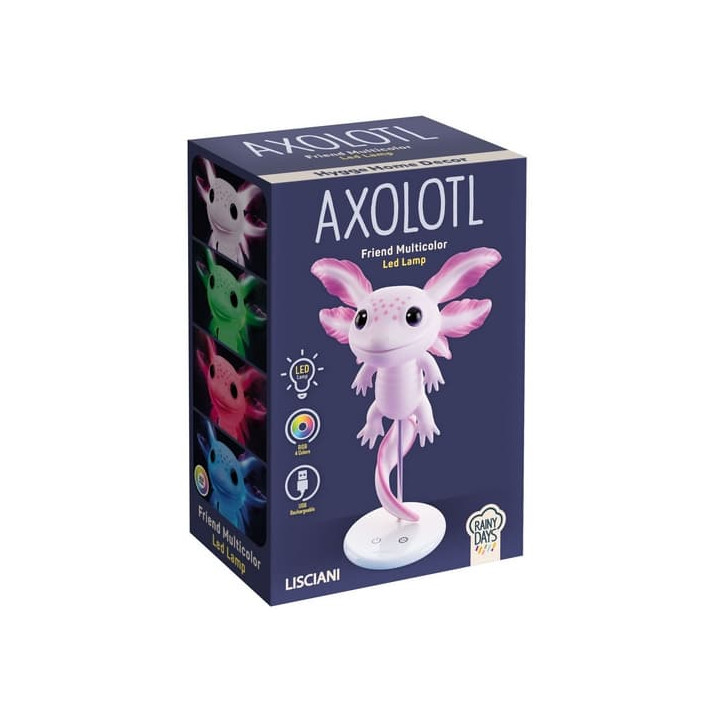 Led lampička Axolotl
