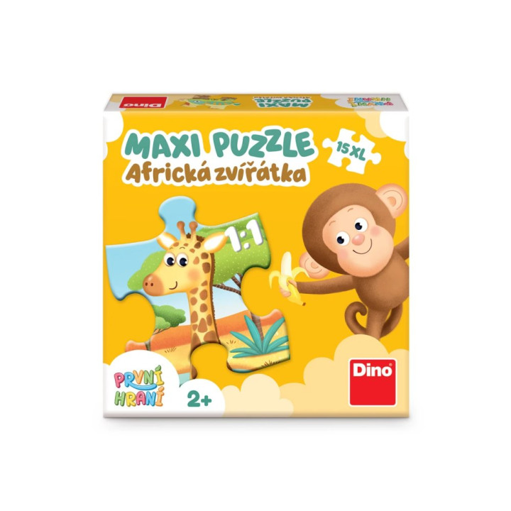 Dino První hraní: Africká zvířátka 15 maxi Puzzle