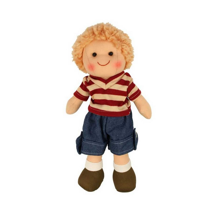 Bigjigs Toys Látková panenka Harry 28 cm