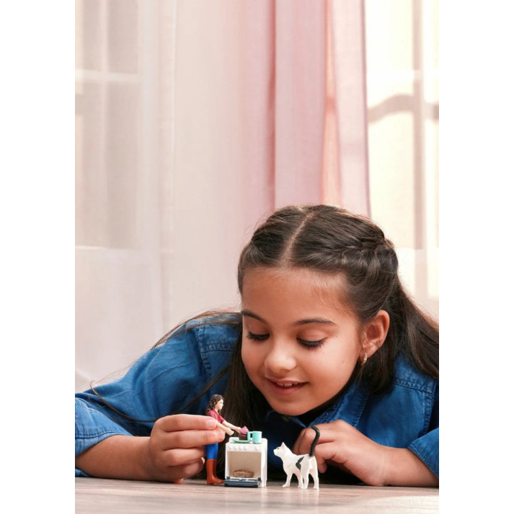Schleich 81470 Pekařka s kočkou a příslušenstvím