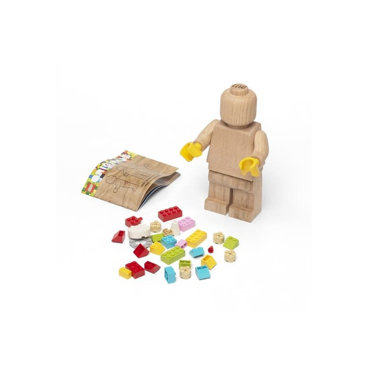 LEGO dřevěná figurka (dub - ošetřený mýdlem)
