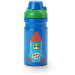 LEGO Rocket láhev na pití - modrá/zelená