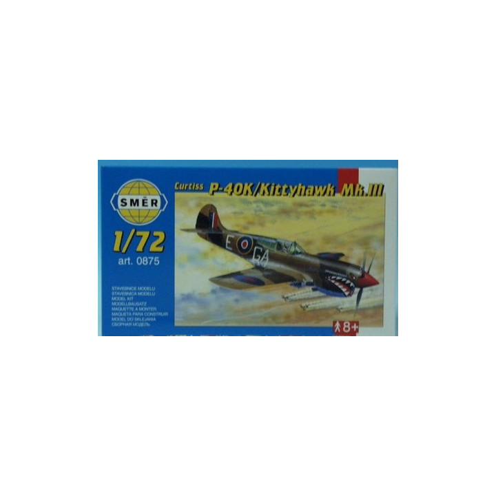 Model CURTISS P - 40K 1:72
