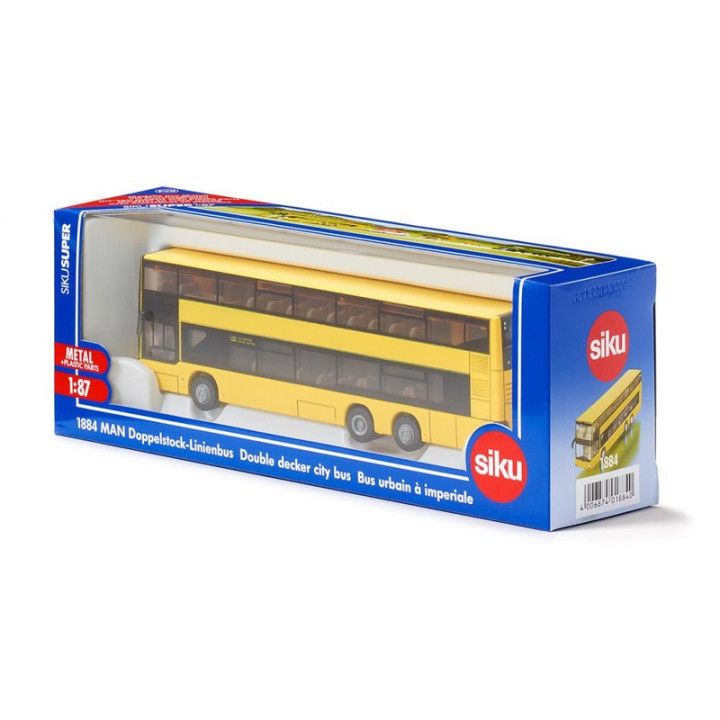 SIKU Super 1884 - Dvoupatrový linkový autobus MAN,1:87