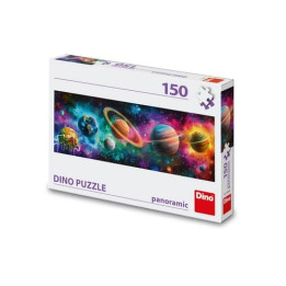 Dino Puzzle Barevné planety150 dílků panoramic
