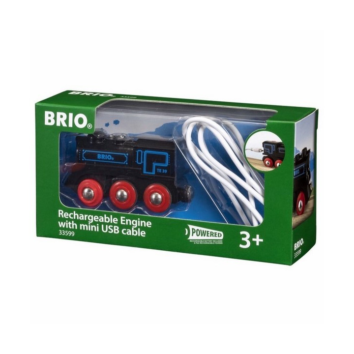 Brio 33599 Elektrická okomotiva nabíjecí přes mini USB kabel
