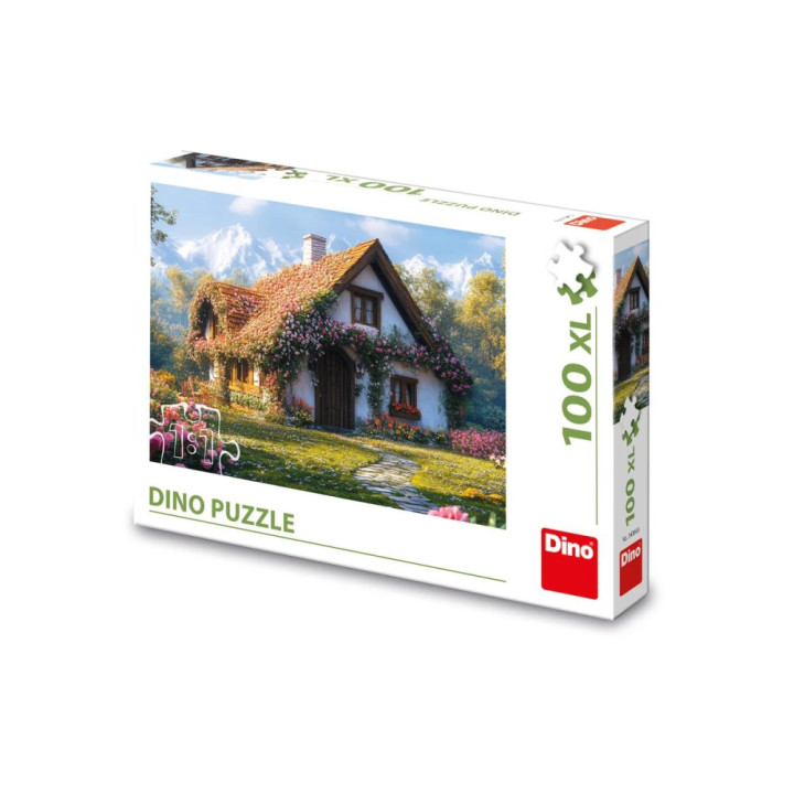 Puzzle Chata v údolí 100 XL dílků
