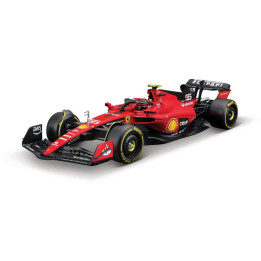 Bburago - FORMULA RACING, Ferrari SF-23 (2023) v dekorativním boxu,  55 Carlos Sainz, 1:24
