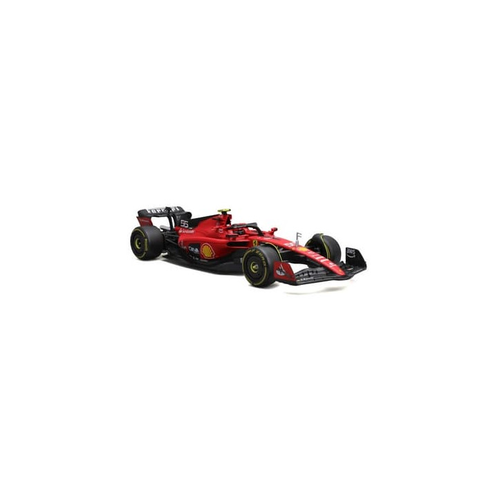 Bburago - FORMULA RACING, Ferrari SF-23 (2023) v dekorativním boxu,  55 Carlos Sainz, 1:24