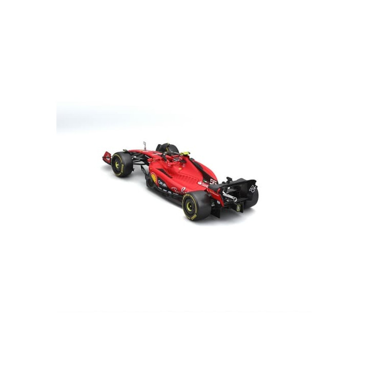 Bburago - FORMULA RACING, Ferrari SF-23 (2023) v dekorativním boxu,  55 Carlos Sainz, 1:24