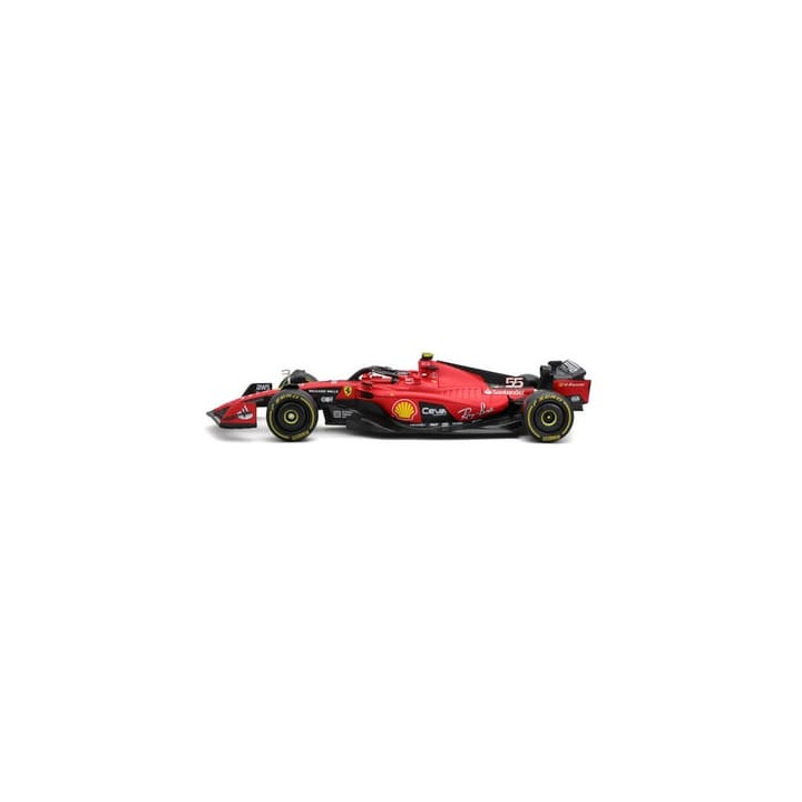Bburago - FORMULA RACING, Ferrari SF-23 (2023) v dekorativním boxu,  55 Carlos Sainz, 1:24