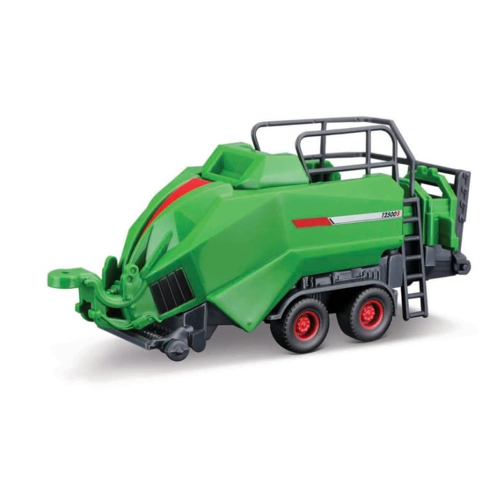 Bburago - FARMLAND, Set FENDT 1050 VARIO se třemi přívěsy, 10 cm