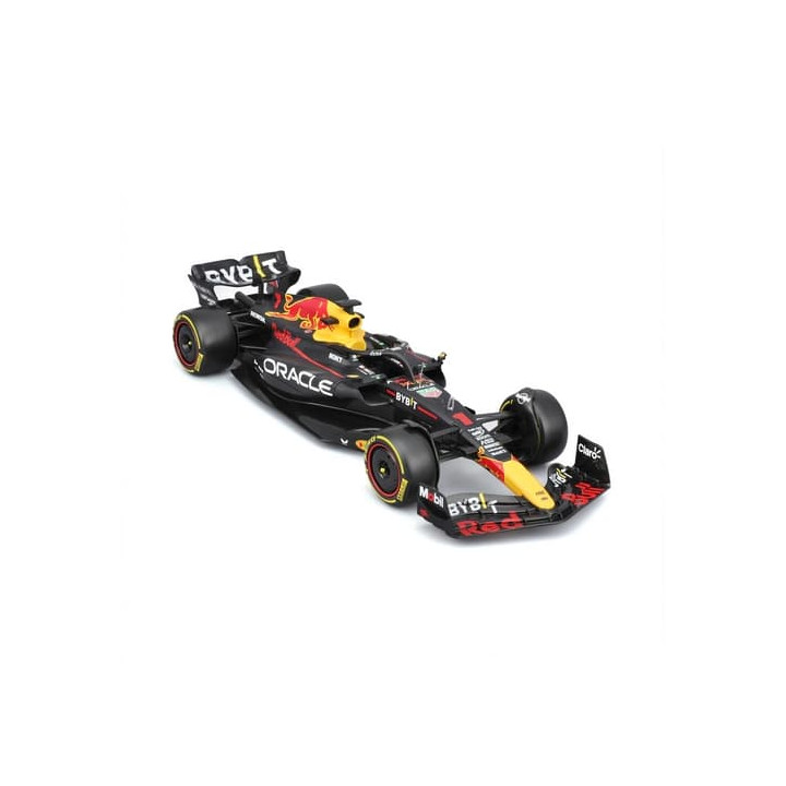 Bburago - RACE Formule F1 s figurkou jezdce, Oracle Red Bull Racing RB19 (2023),  1 Verstappen, 1:24