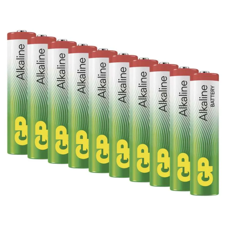 Mikrotužková baterie GP Alkaline AAA, 10 ks