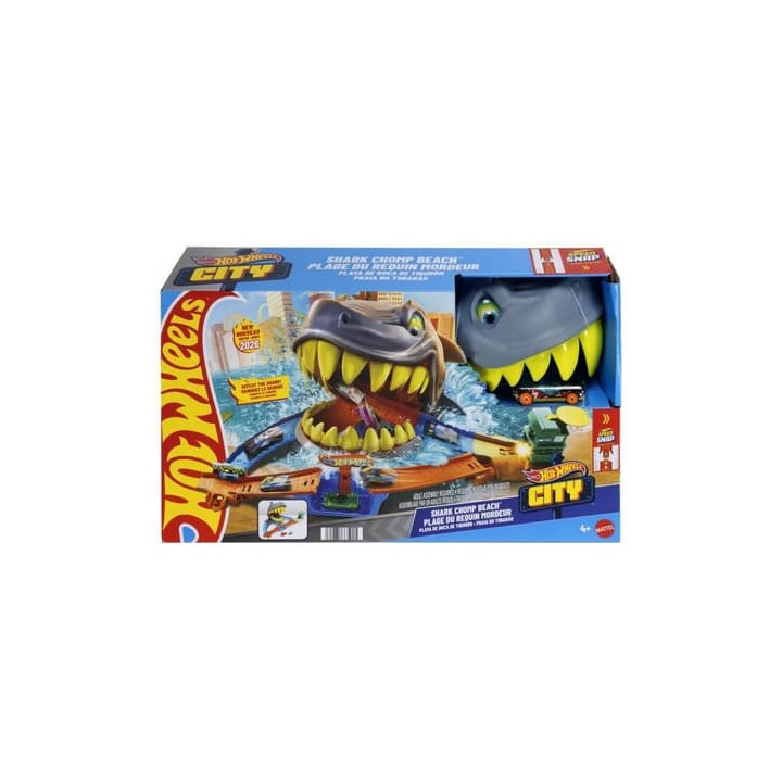Autodráha Hot Wheels Shark Chomp Beach