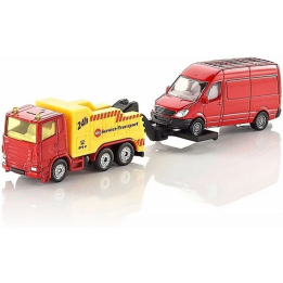 SIKU Super 1667 - Odtahové auto s dodávkou
