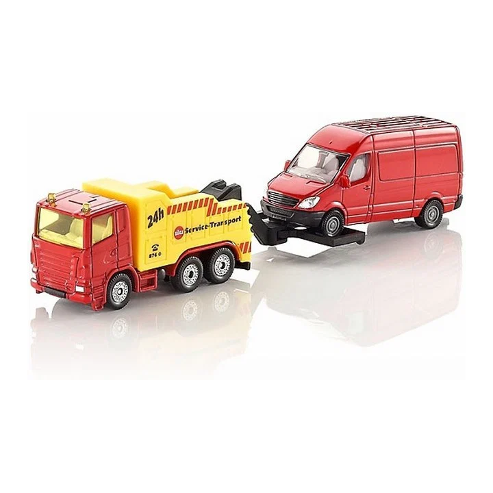 SIKU Super 1667 - Odtahové auto s dodávkou