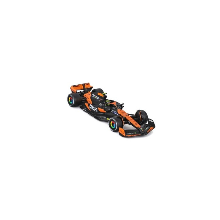 Bburago - RACE Formule F1 v dekorativním boxu, McLaren MCL38 (2024),  4 Lando Norris, 1:43