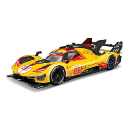 Bburago - RACING, FERRARI 499P, žlutá, 1:18