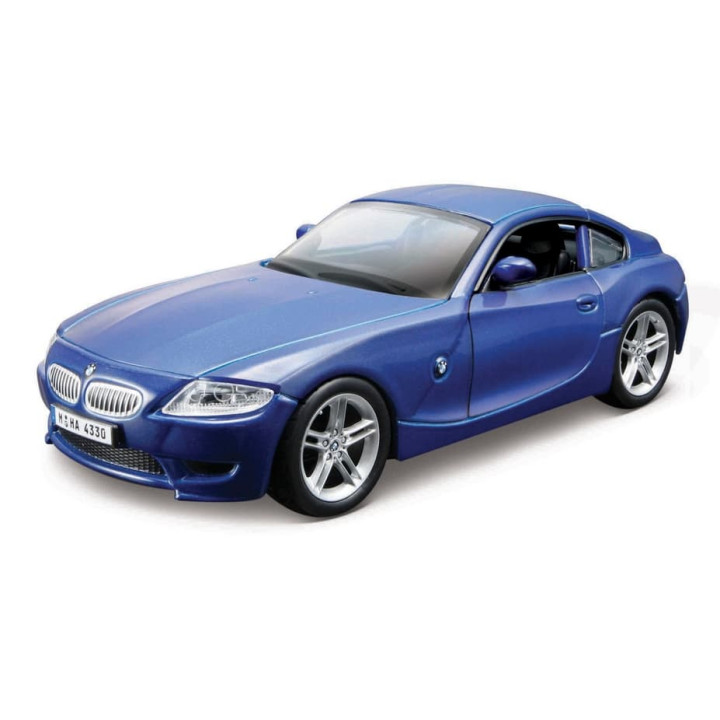Bburago - Auta HOBBY, BMW Z4 M Coupe, modrá metalíza, 1:32