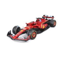 Bburago - FORMULA RACING, Ferrari SF-24 (2024) v dekorativním boxu,  16 Charles Leclerc, 1:18