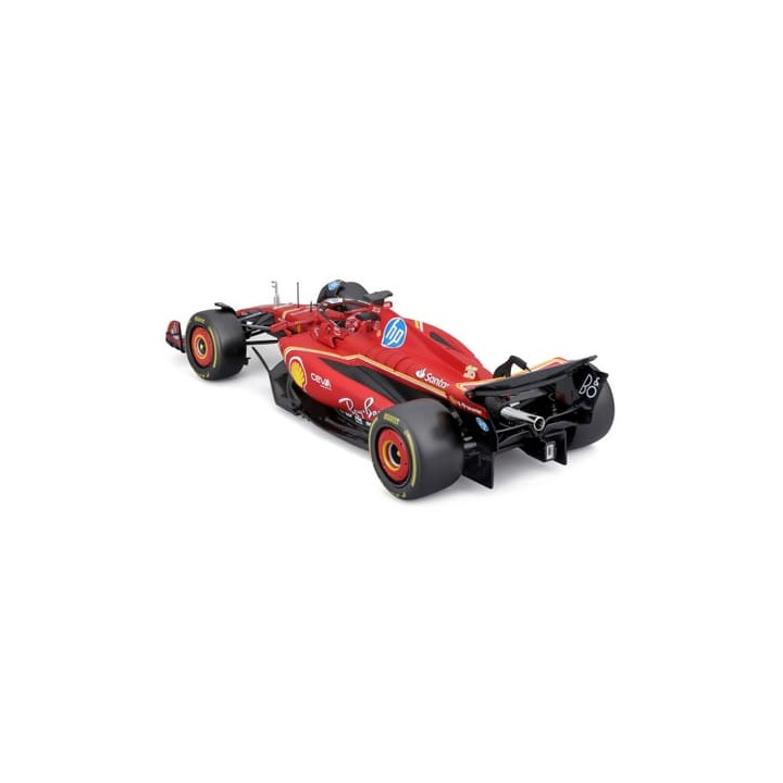 Bburago - FORMULA RACING, Ferrari SF-24 (2024) v dekorativním boxu,  16 Charles Leclerc, 1:18