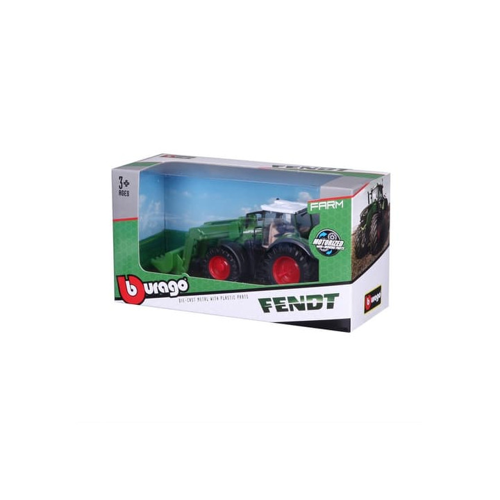 Bburago - FARMLAND, Fendt 1050 Vario s předním nakladačem, 10 cm