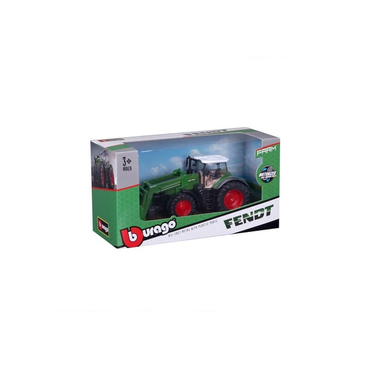 Bburago - FARMLAND, Fendt 1050 Vario s předním nakladačem, 10 cm