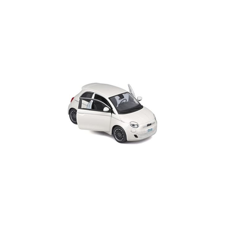 Bburago - Auta HOBBY, Fiat 500e (2023), bílá, 1:24