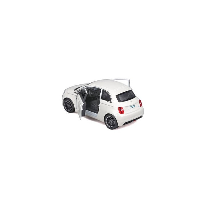 Bburago - Auta HOBBY, Fiat 500e (2023), bílá, 1:24