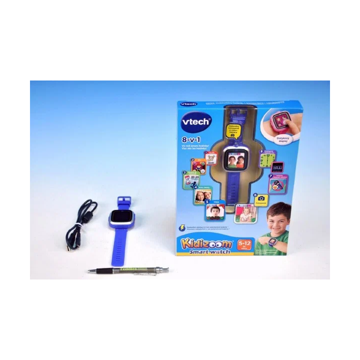 VTech Kidizoom Smart hodinky modré s fotoaparátem a videokamerou