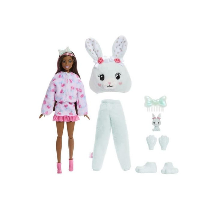 Barbie Cutie reveal Barbie sladké mašle - mintový králíček