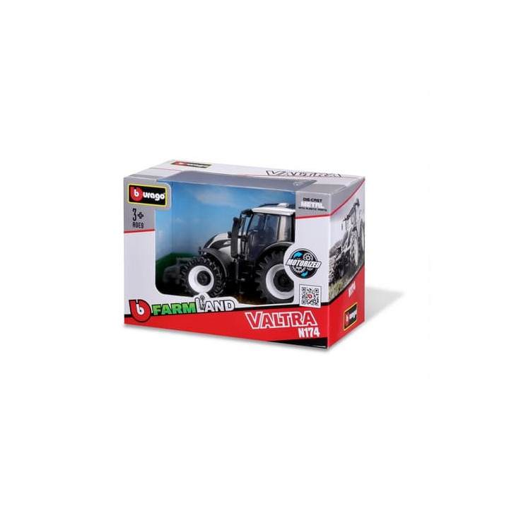 Bburago - FARMLAND, Traktor Valtra N174, 10 cm