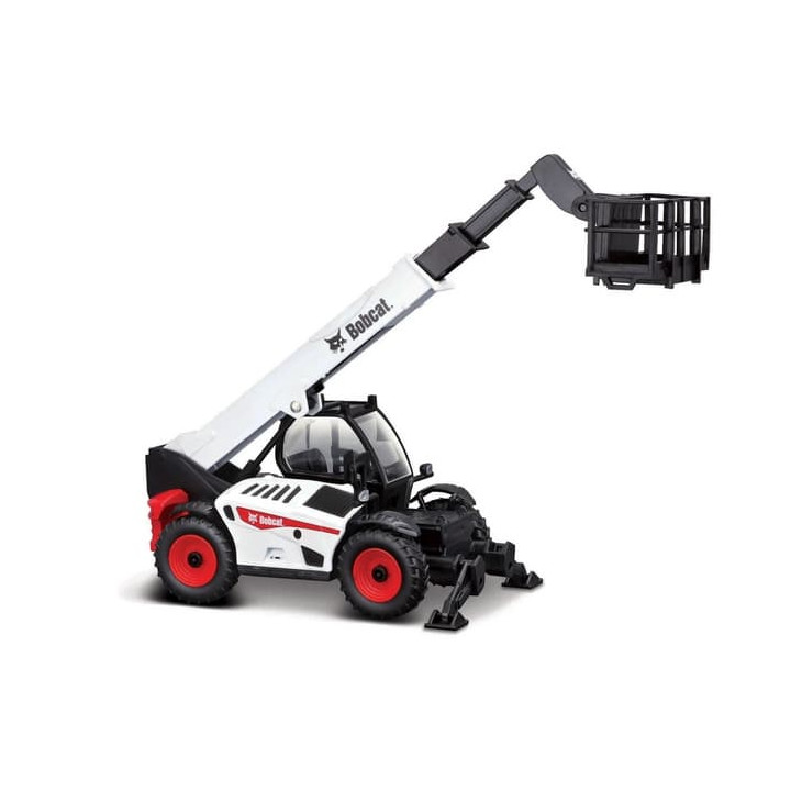Bburago - Construction ,Teleskopický manipulátor Bobcat s pracovní plošinou, 1:50
