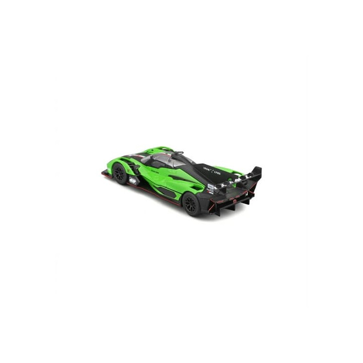 Bburago - RACE, Lamborghini SC63 v dekorativním boxu, zelená-černá, 1:43