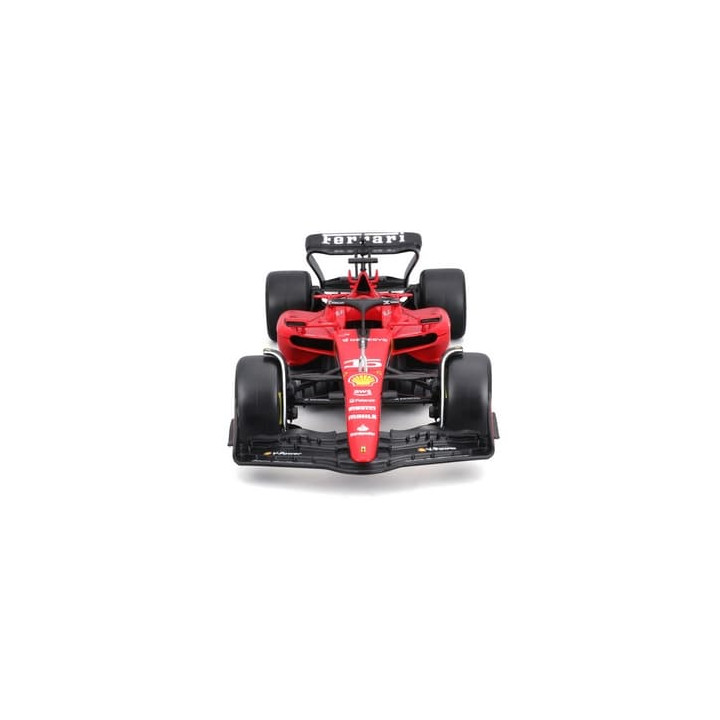 Bburago - FORMULA RACING, F1 Ferrari SF-23 (2023) s figurkou jezdce,  16 Charles Leclerc, 1:24