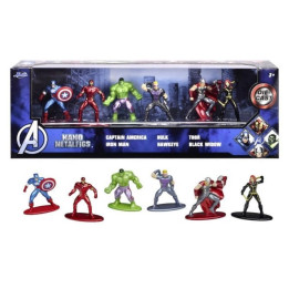 Kovové figurky Marvel Avengers sada 6 ks