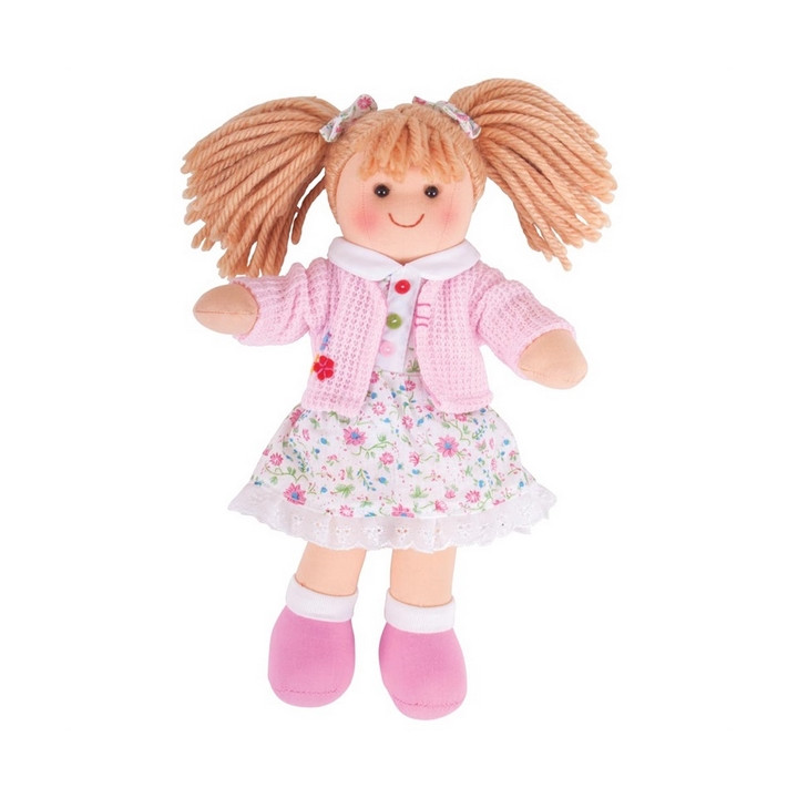 Bigjigs Toys Látková panenka Poppy 28 cm
