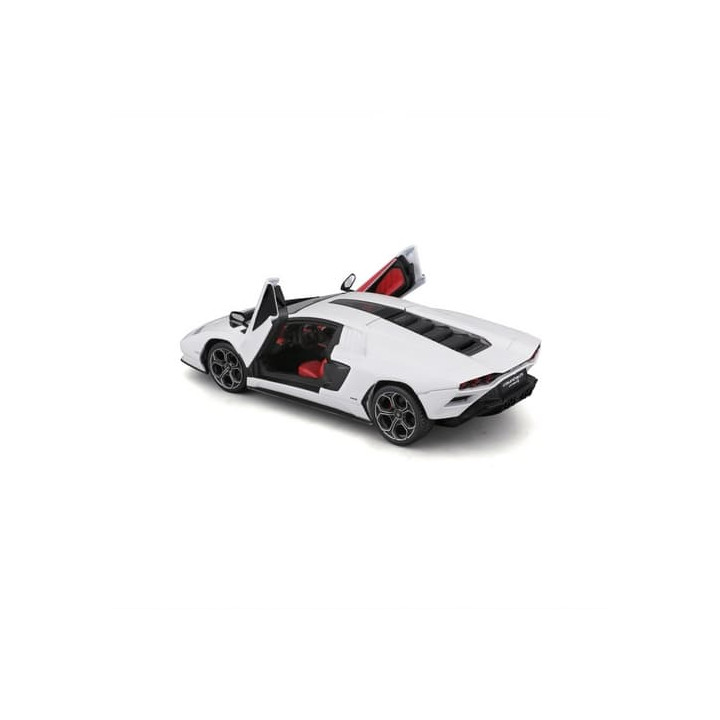 Bburago - Auta HOBBY, Lamborghini Countach LPI 800-4, bílá, 1:24