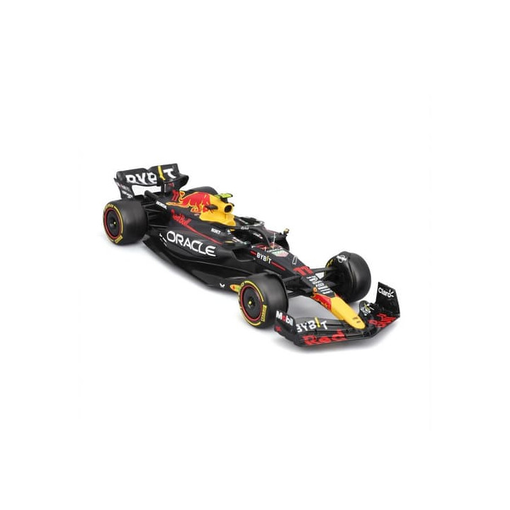 Bburago - RACE Formule F1 s figurkou jezdce, Oracle Red Bull Racing RB19 (2023), 11  Peréz, 1:24