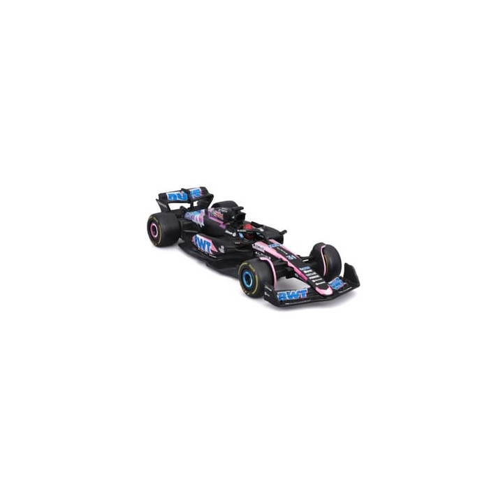 Bburago - RACE Formule F1 v dekorativním boxu, Team Alpine A524 (2024),  31 Esteban Ocon, 1:43