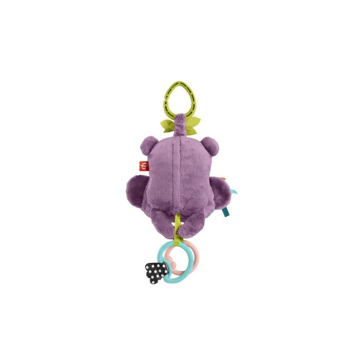 Fisher Price Závěsná fialová opička se zvuky