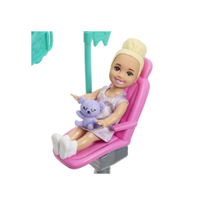 Barbie herní set povolání - zubařka černovláska